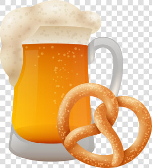 Oktoberfest Clipart Beer Pretzel  HD Png Download