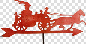 Fiske Horse Drawn Steam Fire Engine Weathervane From   Horse Drawn Fire Engine Clip Art  HD Png Download