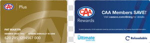 Caa Plus Card And Caa Rewards Members Save Card   Graphic Design  HD Png Download