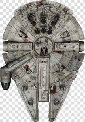 Millenium Falcon Top Png  Transparent Png