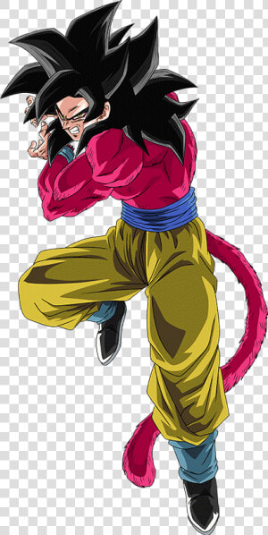 Ssj4 Goku Attack  HD Png Download