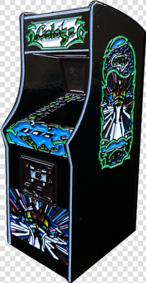 Nerd Pins Galaga Pin   Video Game Arcade Cabinet  HD Png Download