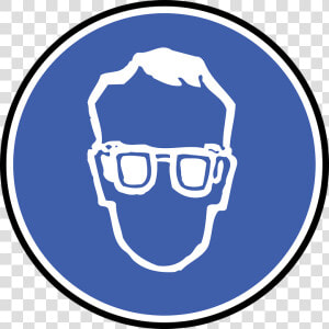 Eye Protection  Glasses  Face  Man  Sign  Symbol  Icon   Safety Glasses Sign Png  Transparent Png