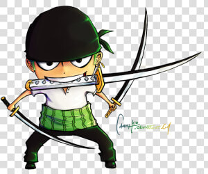  one Piece Zoro   Png Download   Zoro One Piece Drawing Chibi  Transparent Png