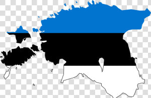 Estonia In World Map   Estonia Map And Flag  HD Png Download