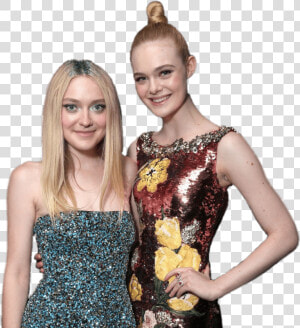 Elle Fanning And Sister Dakota   Elle Fanning Dakota Fanning  HD Png Download