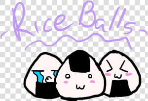 Free Download Kawaii Rice Balls Clipart Onigiri Japanese  HD Png Download