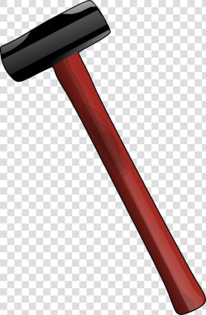 Gavel Hammer Clip Art Free Vector 4vector 2 3   Sledgehammer Clipart  HD Png Download