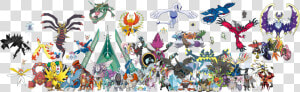 Legendary Pokemon Png   All Legendary Alola Pokemon  Transparent Png