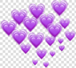 Transparent Purple Heart Medal Png   Blue Heart Emojis Png  Png Download