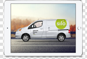 Silo Van On Tablet   Nissan Primastar  HD Png Download