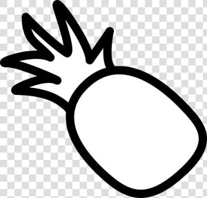 Cartoon Pineapple Png   Pineapple Outline Clipart  Transparent Png