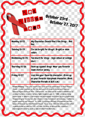 Red Ribbon Week 2011  HD Png Download