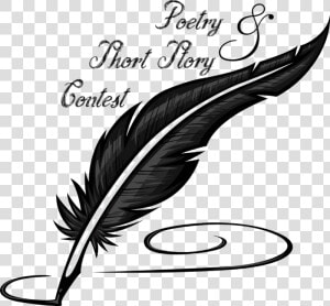 Transparent Poetry Clipart Black And White   Transparent Background Quill Pen Clipart  HD Png Download