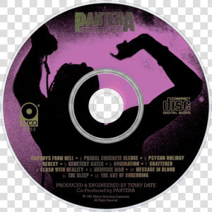 Pantera Cowboys From Hell Cd  HD Png Download