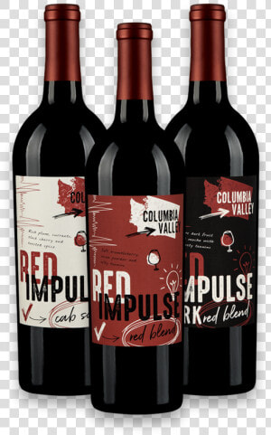 Red Impluse lineup   Wine Bottle  HD Png Download