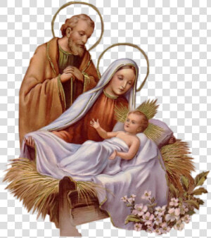 Mary Joseph And Baby Jesus Png  Transparent Png