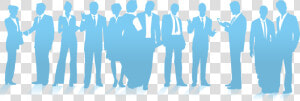 Autonomous And Responsible Teams   Business People Leader Silhouettes Png Blue  Transparent Png