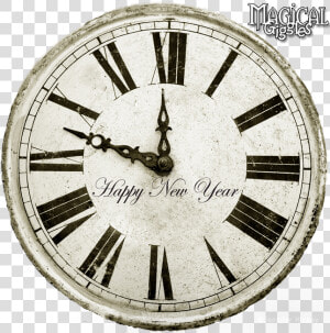 Free Printable To Use At Your Own New Year S Eve Party   Printable Clocks For New Years Eve  HD Png Download