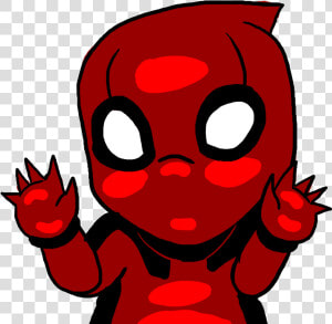 Spider man Red Fictional Character Nose Cartoon Clip   Transparent Deadpool Animated Gif  HD Png Download