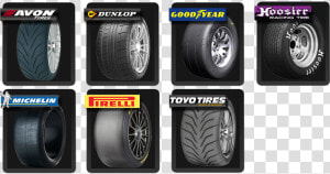 Dunlop Race Tires Car  HD Png Download