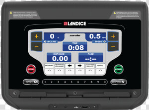 Landice L7 Treadmill With Cardio Control Panel   Treadmill Display  HD Png Download