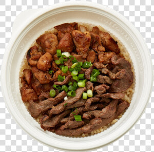 Sliding Bowl Image   Flame Broiler Half And Half Bowl  HD Png Download