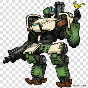 Overwatch Bastion Drawing  HD Png Download