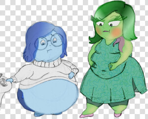 Inside Out Disgust Png   Inside Out Disgust And Sadness  Transparent Png