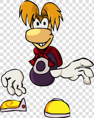 Rayman 2   Rayman Hair  HD Png Download