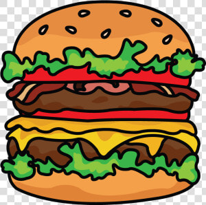 Clip Art Collection Of Free Drawing   Burger Drawing Png  Transparent Png