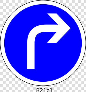 Traffic Sign Direction  Position  Or Indication Sign   Girar A La Derecha  HD Png Download