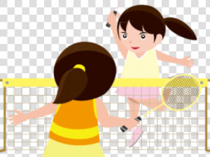 Clip Art Images Of Badminton   Png Download   Clip Art Of Badminton  Transparent Png