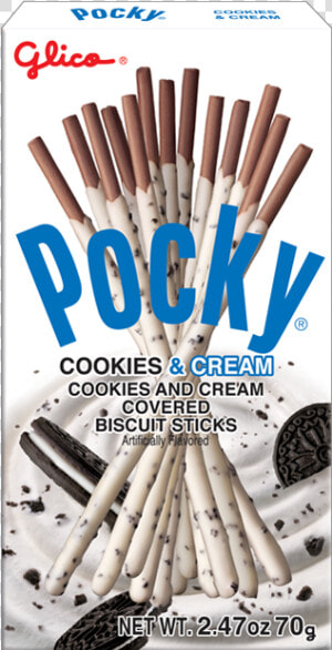 Pocky Cookies  amp  Cream   Pockys Cookies And Cream  HD Png Download