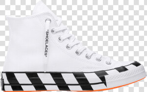 Shoe athletic Shoe   Off White Converse Stockx  HD Png Download