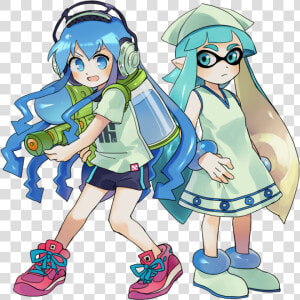 Splatoon 2 Clothing Vertebrate Fictional Character   Squid Girl Outfit Splatoon 2  HD Png Download