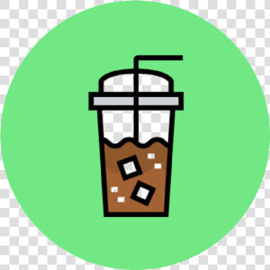 By Iced Coffee   Clip Art Iced Coffee Png  Transparent Png