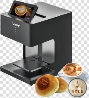 Smart Latte Printer Art Industrial Food Grade Coffee   Printer  HD Png Download