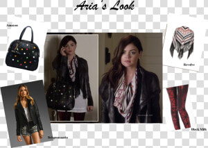 Image1   Aria Pll Leather Jacket  HD Png Download