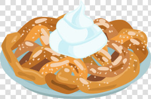 Dessert Clipart Fancy Dessert   Funnel Cake Clipart Png  Transparent Png