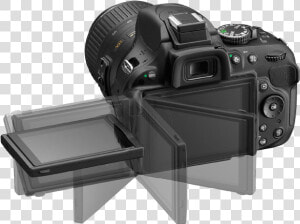 Modified Nikon D5200 Dslr Rear   Nikon D5200  HD Png Download