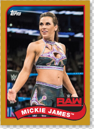 2018 Topps Wwe Heritage Mickie James Gold Ed   Magento  HD Png Download