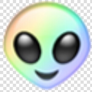  rainbow  alien  aliens  space  emoji  emojis  aesthetic  HD Png Download