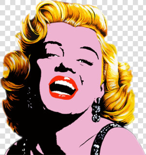 Marilyn Monroe Pop Art Painting Canvas   Marilyn Monroe Cartoon Png  Transparent Png