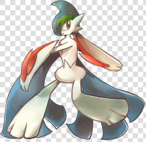 Mega Gallade Is Ready To Save The Day ノ   Cartoon  HD Png Download