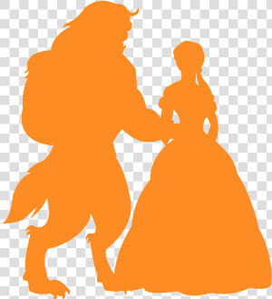 La Belle Et La Bete Silhouett  HD Png Download