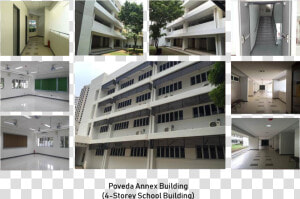 Poveda Annex Building   Storey School Building Design  HD Png Download