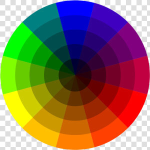 Colour Wheel With Shade  HD Png Download