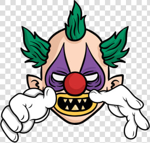 Fear Scary Clown Spooky Free Picture   Creepy Clown Head Clipart  HD Png Download