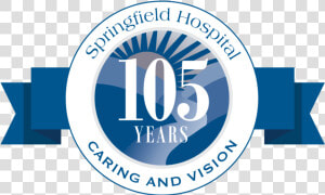 Springfield Hospital 105th Anniversary Logo   Graphic Design  HD Png Download